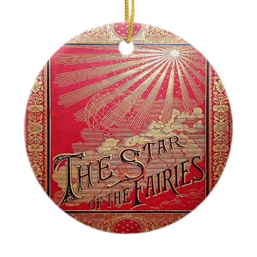 Falln The Star of the Fairies Book Cover Ceramic Ornament