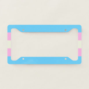 Falln Transgender Pride Flag License Plate Frame