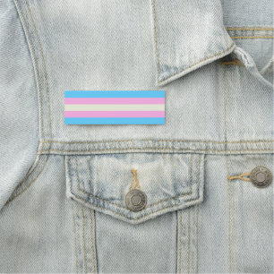 Falln Transgender Pride Flag Name Tag