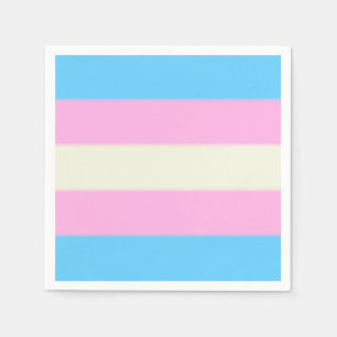 Falln Transgender Pride Flag Paper Napkins