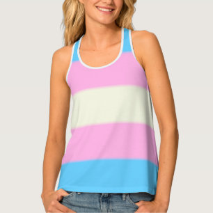 Falln Transgender Pride Flag Tank Top