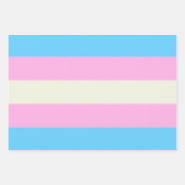 Falln Transgender Pride Flag  Wrapping Paper Sheets (Front)