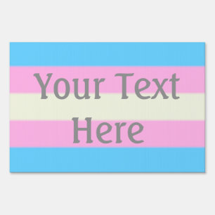 Falln Transgender Pride Flag Yard Sign