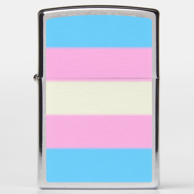 Falln Transgender Pride Zippo Lighter (Front)