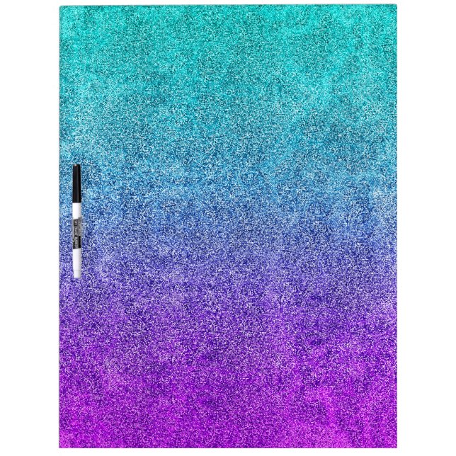 Falln Tropical Dusk Glitter Gradient Dry-Erase Board (Front)
