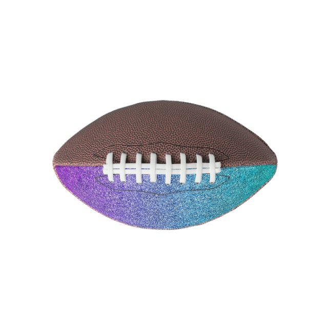 Falln Tropical Dusk Glitter Gradient Football (Front)