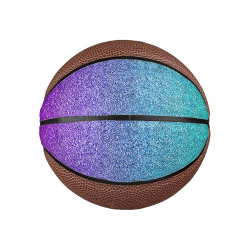 Falln Tropical Dusk Glitter Gradient Mini Basketball