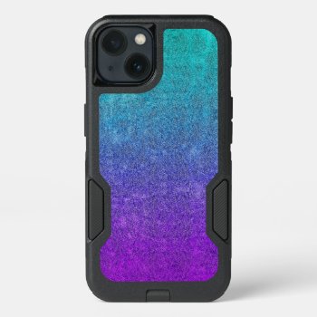 Falln Tropical Dusk Glitter Gradient Iphone 13 Case by FallnAngelCreations at Zazzle