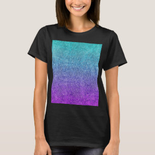 Falln Tropical Dusk Glitter Gradient T-Shirt
