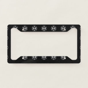 Falln Unicursal Hexagram License Plate Frame