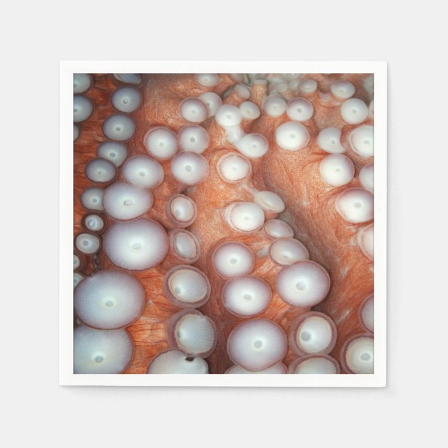 Falln Up Close Octopus Napkins (Front)