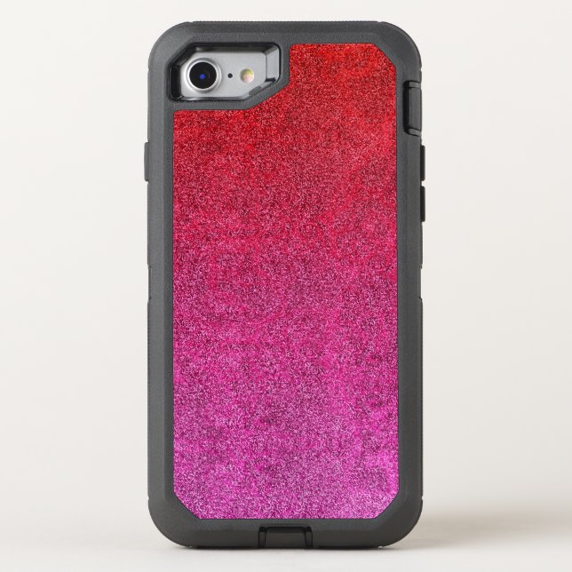 Falln Valentine Glitter Gradient Otterbox iPhone Case (Back)