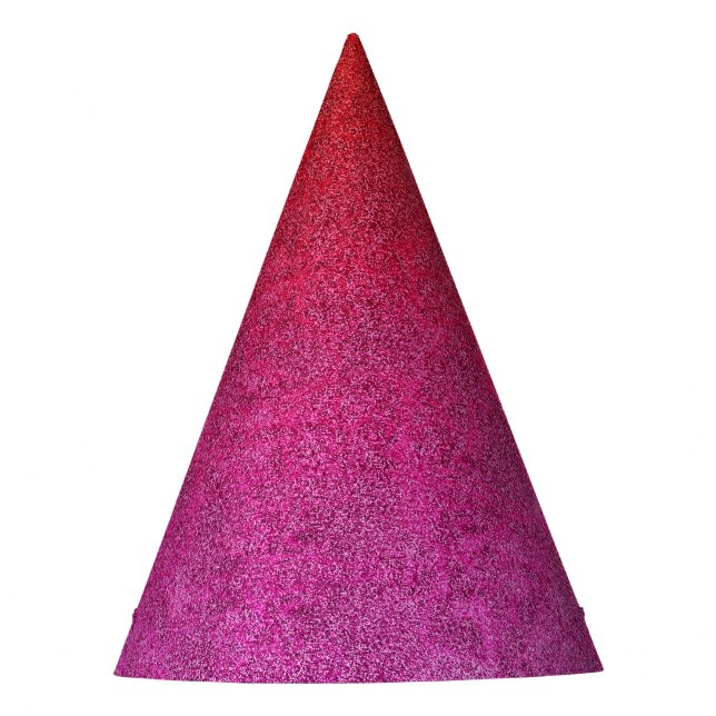 Falln Valentine Glitter Gradient Party Hat (Front)