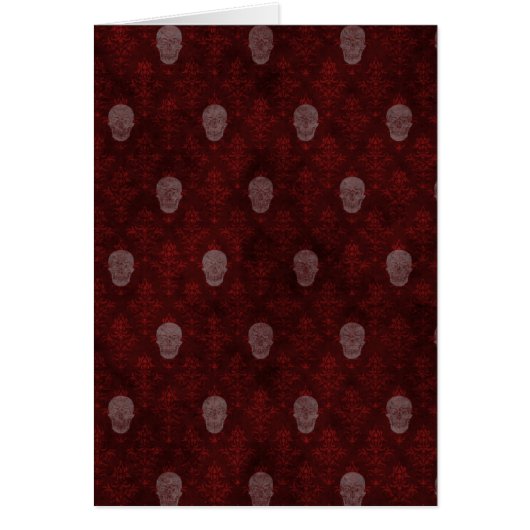 Falln Victorian Skulls Red (Front)