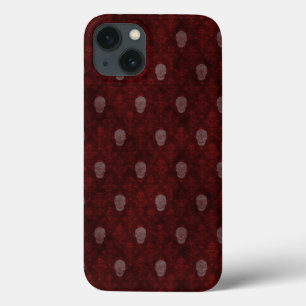 Falln Victorian Skulls Red iPhone 13 Case