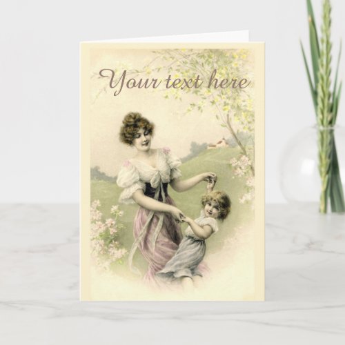 Falln Victorian Spring Time Dance Card