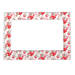Falln Vintage Merry Christmas Candles Magnetic Frame