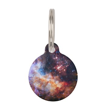 Falln Westerlund Star Field Pet Name Tag by FallnAngelCreations at Zazzle