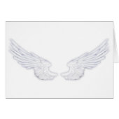 Falln White Angel Wings (Front Horizontal)