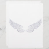 Falln White Angel Wings (Front/Back)