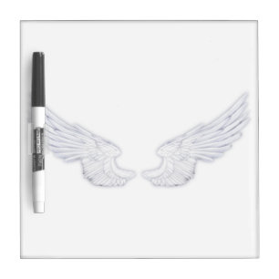 Falln White Angel Wings Dry Erase Board