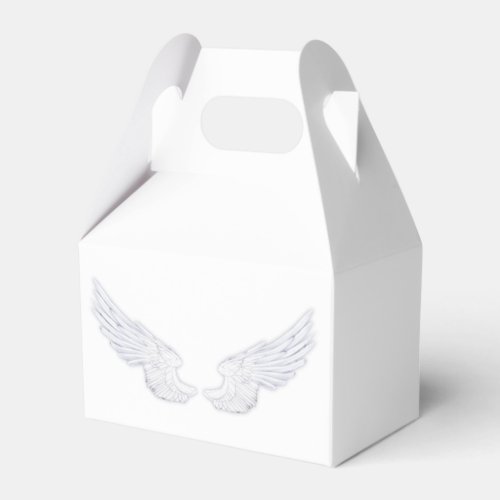 Falln White Angel Wings Favor Boxes