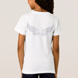 Falln White Angel Wings T-Shirt
