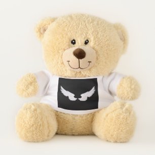 Falln White Angel Wings Teddy Bear