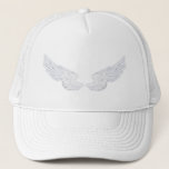 Falln White Angel Wings Trucker Hat