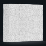 Falln White Lace 3 Ring Binder<br><div class="desc">Elegant faux white lace.

Click ‘Customize’ to add in your own personalized text!</div>