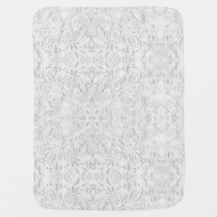 Falln White Lace Baby Blanket