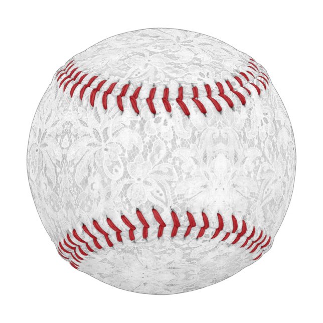 Falln White Lace Baseball (Front)