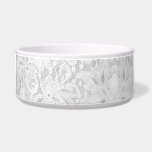 Falln White Lace Bowl<br><div class="desc">Elegant faux white lace.

Click ‘Customize’ to add in your own personalized text!</div>