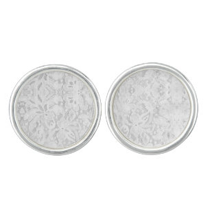 Falln White Lace Cufflinks