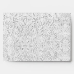 Falln White Lace Envelope