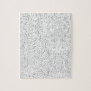 Falln White Lace Jigsaw Puzzle