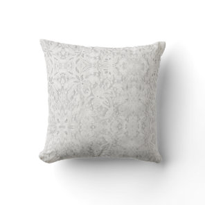 Falln White Lace Throw Pillow