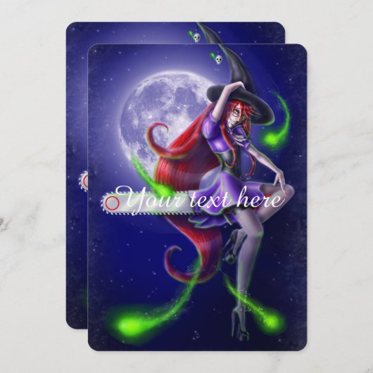 Falln Witchy PinUp (Front/Back)