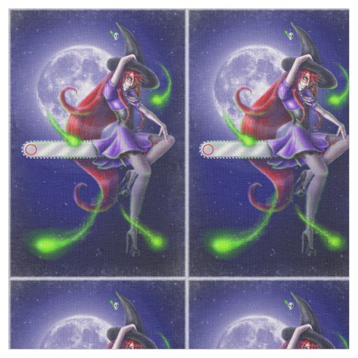 Falln Witchy PinUp Fabric