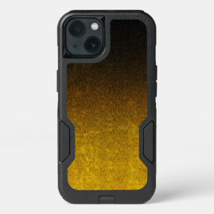 Falln Yellow & Black Glitter Gradient iPhone 13 Case