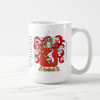 Fallon, the Origin, the Meaning and the Crest Coffee Mug