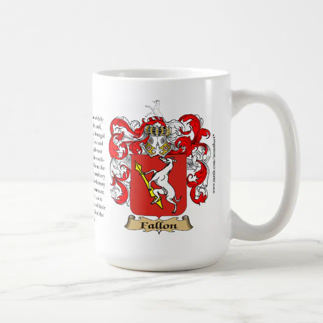Fallon, the Origin, the Meaning and the Crest Coffee Mug | Zazzle