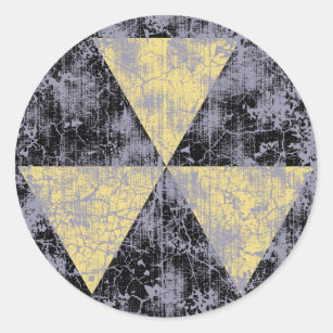 Fallout Shelter-cl-dist Classic Round Sticker