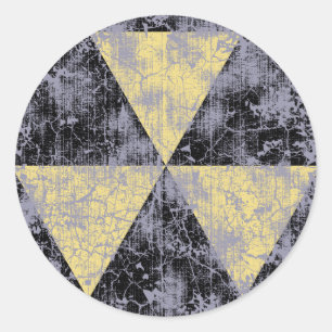 Fallout Shelter-cl-dist Classic Round Sticker