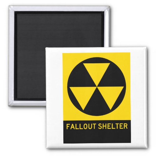 Fallout Shelter Highway Sign Magnet