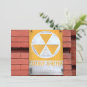 Fallout Shelter Sign (Standing Front)