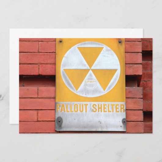 Fallout Shelter Sign (Front/Back)