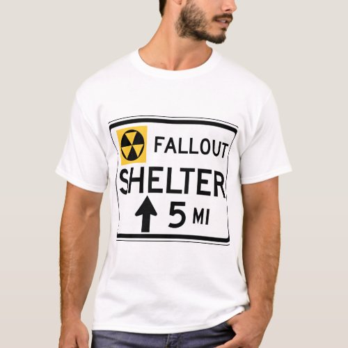 Fallout Shelter Sign T_Shirt