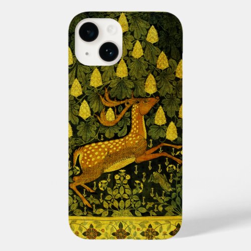 FALLOW DEERFLOWERS CHESTNUT TREE Green Yellow Case_Mate iPhone 14 Case