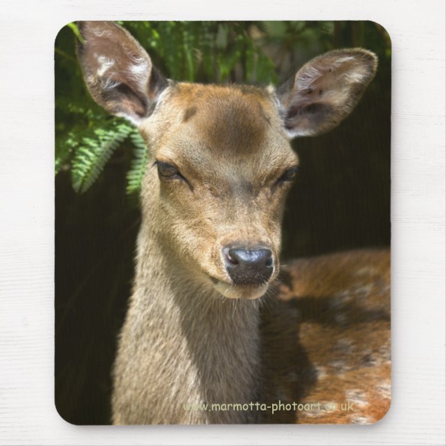 Fallow Deer Mousemat Mouse Pad (Front)